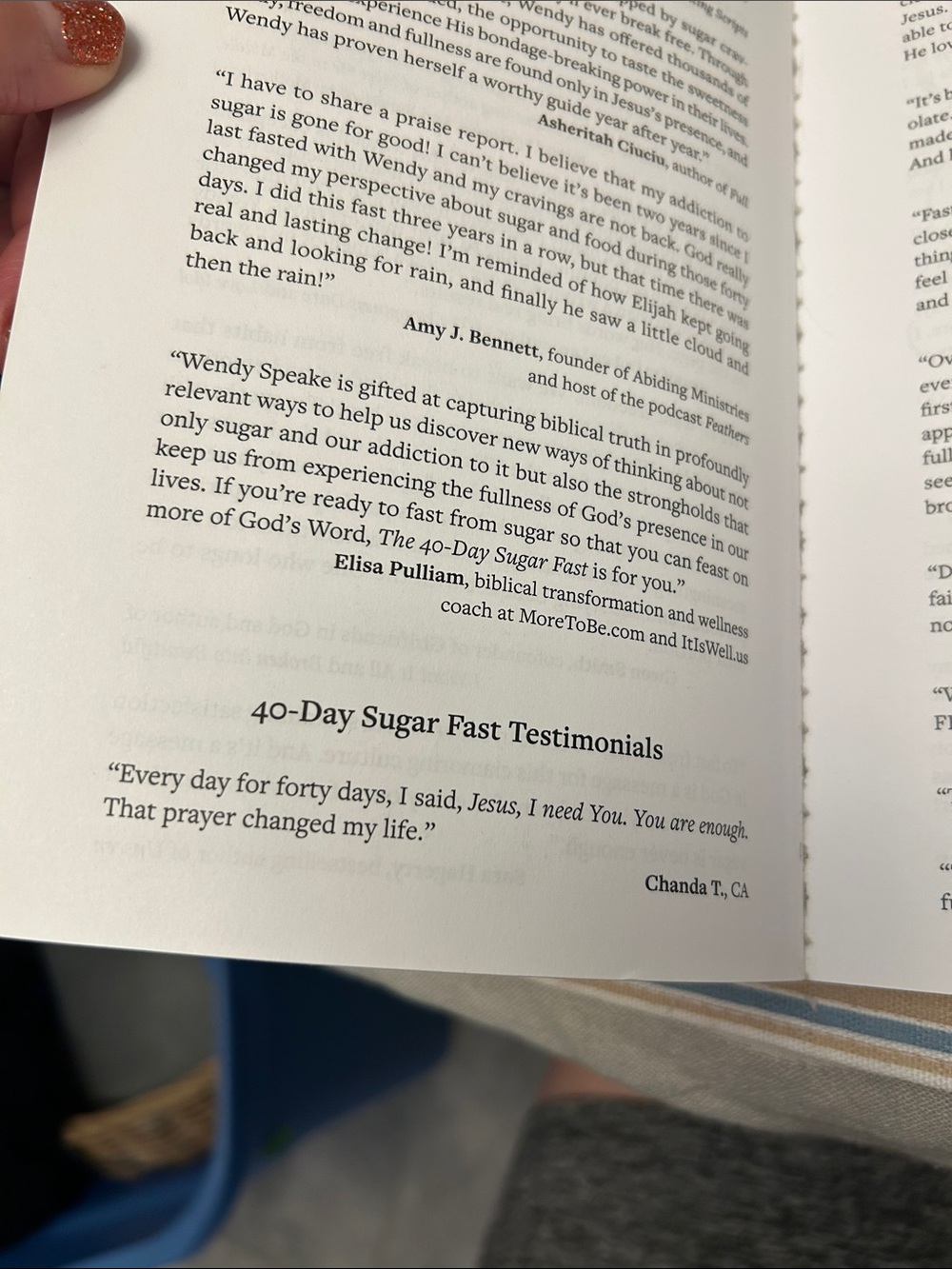 The 40-Day Sugar Fast by Wendy Speake - Picture 4 of 9